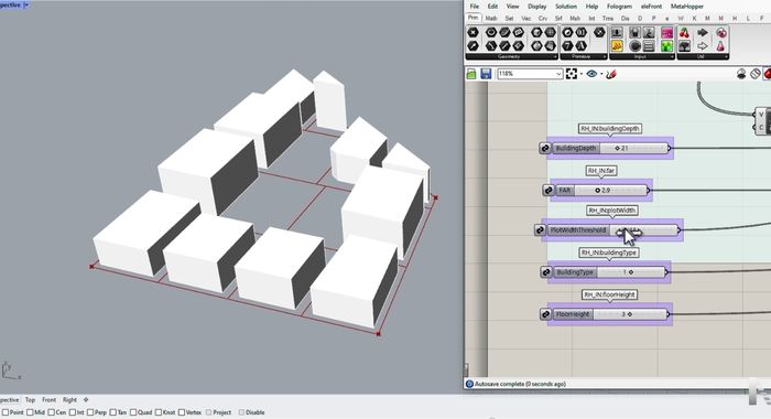 Grasshopper definition for the masterplan configurator